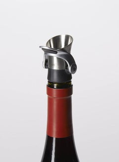 Oxo Steel Wine Stopper and Pourer, Silver