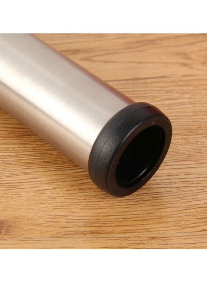 Beauenty 3-Piece Beverage Stopper With Vacuum Pump Bar Set Silver/Black 15.6centimeter - Image 5