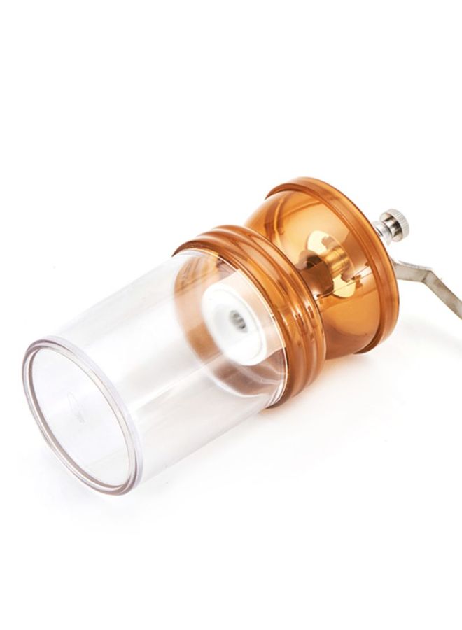 Sharpdo Stainless Steel Manual Coffee Grinder Brown 9X9X18 Centimeter Clear/Brown/Silver 100ml - Image 2