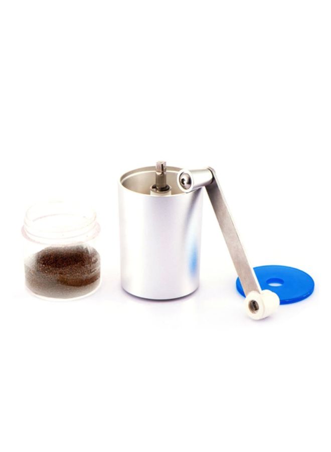 Sharpdo Stainless Steel Manual Coffee Grinder Silver 4.5X11.5 Centimeter Silver/Clear/Blue 20ml  - Image 2