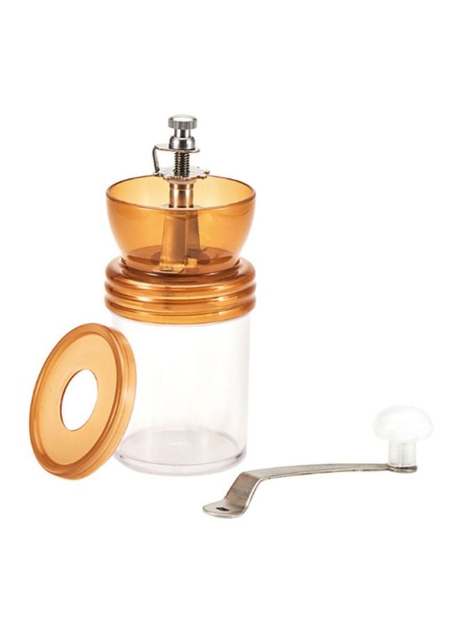 Sharpdo Stainless Steel Manual Coffee Grinder Brown 9X9X18 Centimeter Clear/Brown/Silver 100ml - Image 1