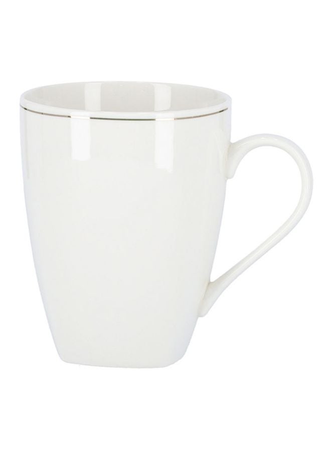 Royalford Bone Wave Square Mug White/Black  - Image 1