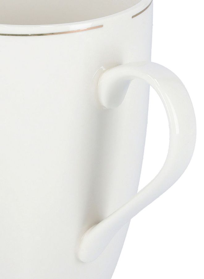 Royalford Bone Wave Square Mug White/Black  - Image 5