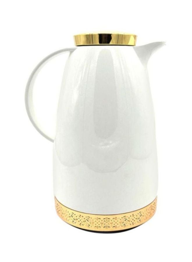 emsa Aubrg Decor Ornament Flask White/Gold 1.8Liters  - Image 1