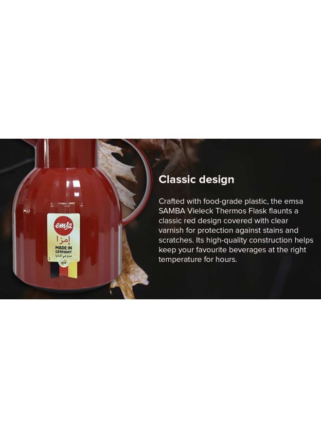 emsa - Samba Vieleck Thermos Flask Red - Image 1