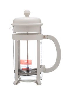 bodum Java French Press Coffee Maker White/Clear 11.4x16.5x25.7cm  - Image 1