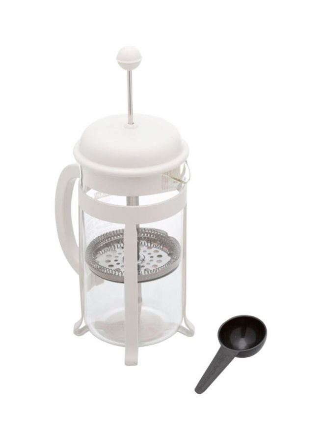 bodum - Java French Press Coffee Maker White/Clear 11.4x16.5x25.7cm - Image 1