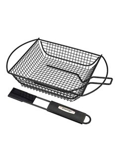 Prestige Shrimp Basket Pr42114 + Bbq Fork Pr42103 Black 30cm  - Image 3