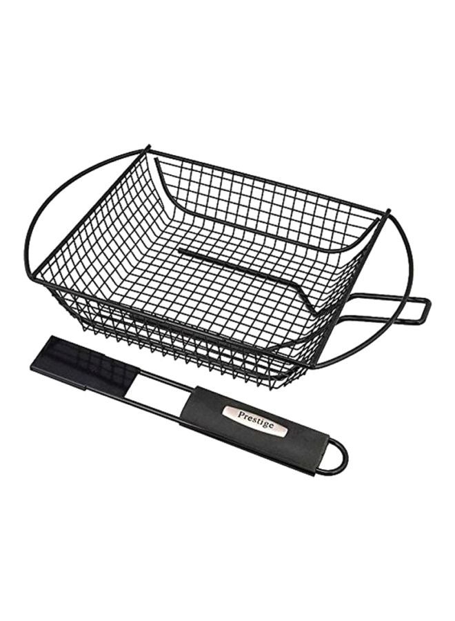 Prestige Shrimp Basket Pr42114 + Bbq Fork Pr42103 Black 30cm  - Image 3