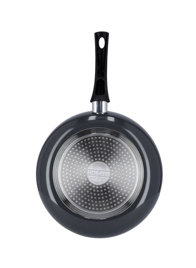 ديلكاسا مقلاة مانعة للالتصاق من الألومنيوم رمادي/أسود 28x5سم - Image 3