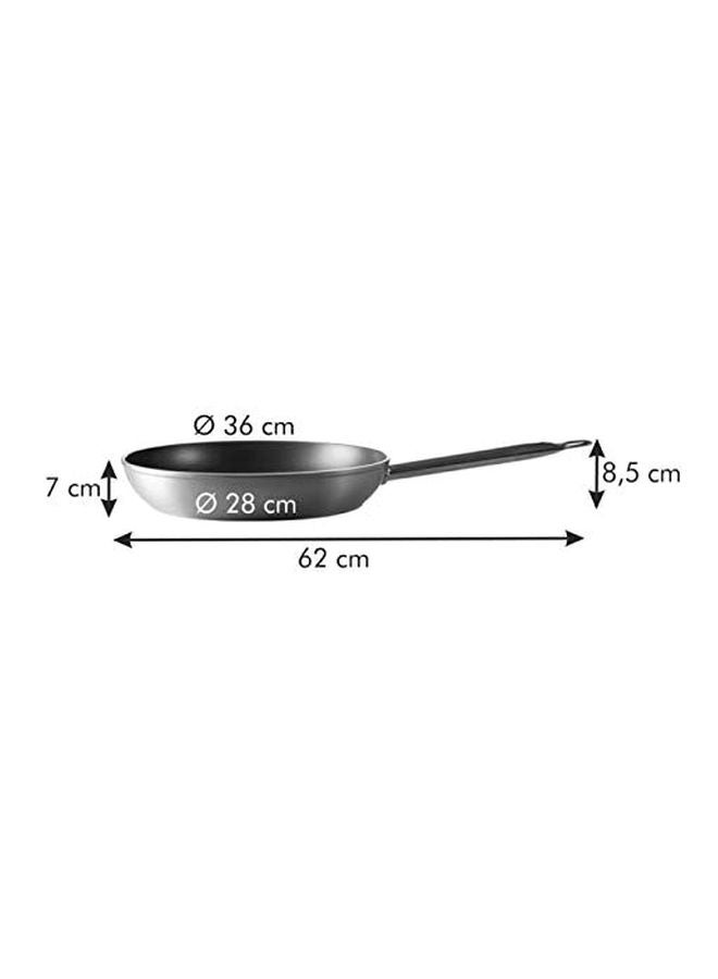 Frying Pan Silver/Black 36cm