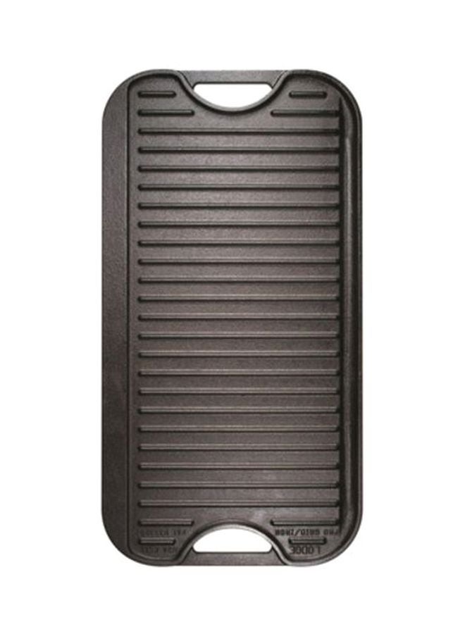 LODGE Reversible Griddle Pan Black 20x10.5x0.8inch  - Image 2
