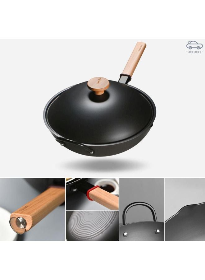 Xiaomi Medical Stone Non Stick Frying Pan Black 41x13.5x38cm - Image 2