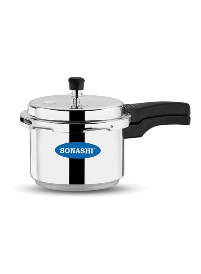 SONASHI 2-Piece Pressure Cooker Set SPC-230 + SPC-230 Silver/Black 3Liters  - Image 2