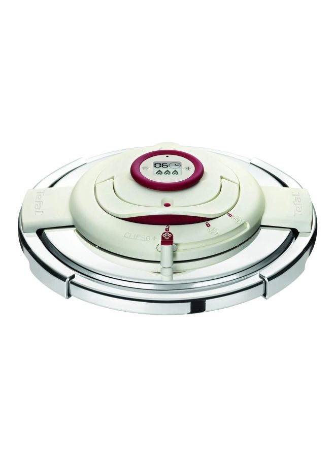 Tefal - TEFAL Pressure Cooker | Clipso + Precision 8 L | Stainless Steel | All heat sources including induction | Foldable Handles for easier storage | Made in France | 2 Years Warranty | P4411462 Red 8.0Liters - Image 1
