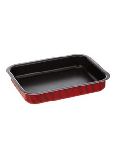 Non-Stick Les Specilistes Rectangular Roasting Dish Red/Black 31x24cm