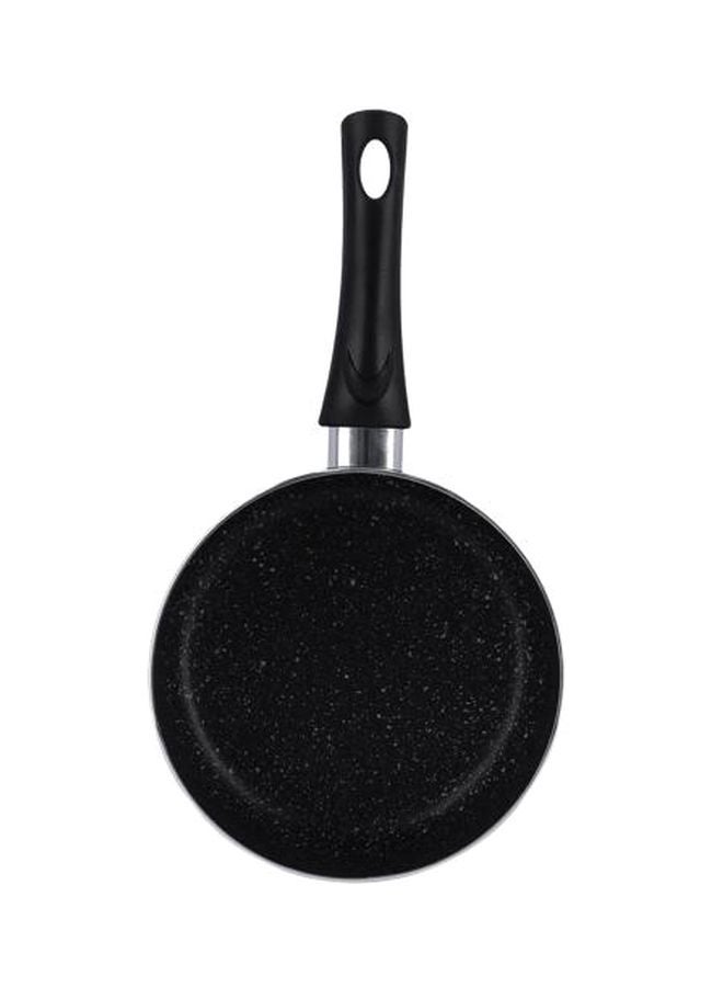 DELCASA Non-Stick Aluminium Saucepan With Lid Grey/Black 16cm  - Image 3