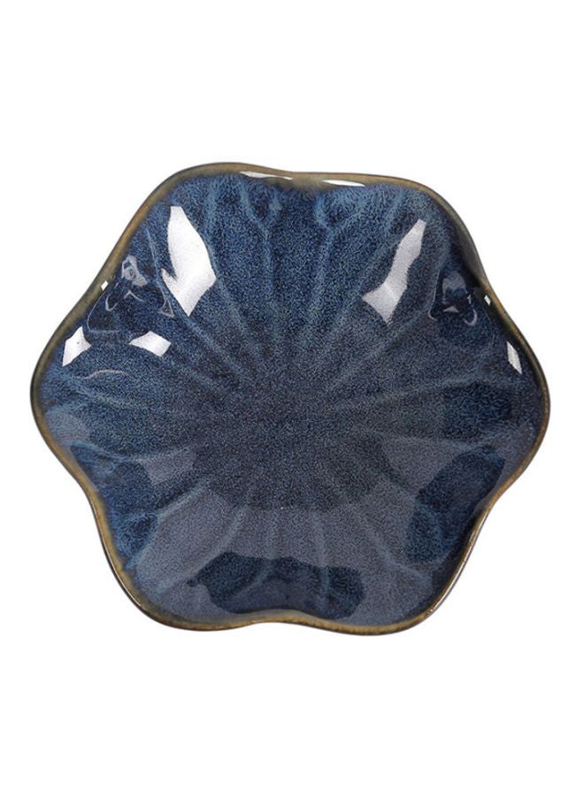 Sharpdo Kiln Turning Dish Saucer Blue 4.3inch  - Image 3