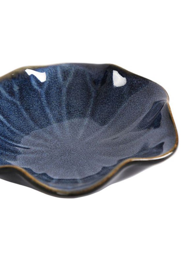 Sharpdo Kiln Turning Dish Saucer Blue 4.3inch  - Image 4