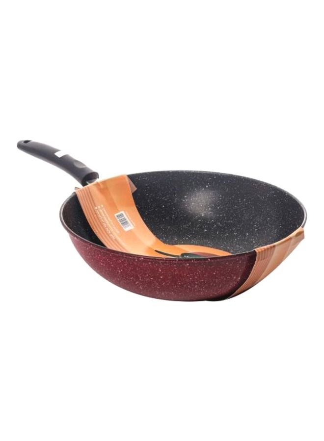 Bister Non Stick Wok Pan Black/Red 34cm - Image 2