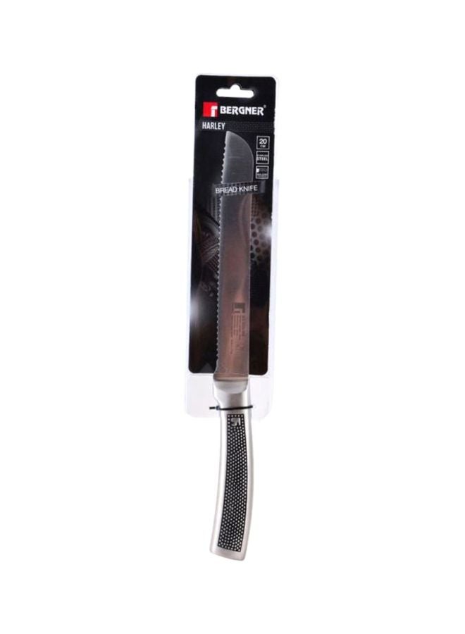BERGNER - Harley SS Bread Knife Silver 20cm - Image 1