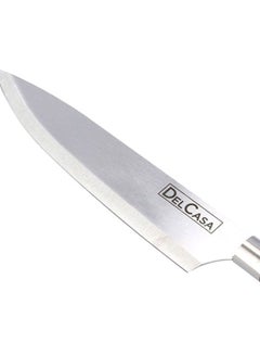 DELCASA Stainless Steel Chef Knife Silver/Brown 8inch  - Image 3