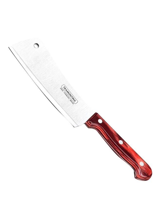 TRAMONTINA Cleaver Red/Silver 6inch  - Image 2