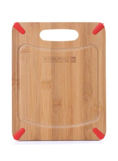 Royalford Organic Bamboo Cutting Board 25X20X0.8Cm Multicolor Brown 25x20x0.8cm  - Image 2
