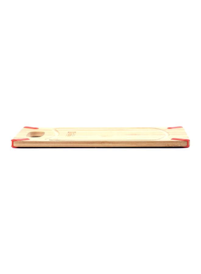 Royalford Organic Bamboo Cutting Board 25X20X0.8Cm Multicolor Brown 25x20x0.8cm  - Image 3