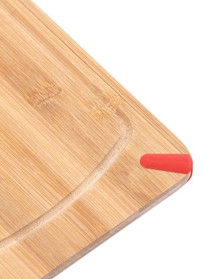 Royalford Organic Bamboo Cutting Board 25X20X0.8Cm Multicolor Brown 25x20x0.8cm  - Image 4