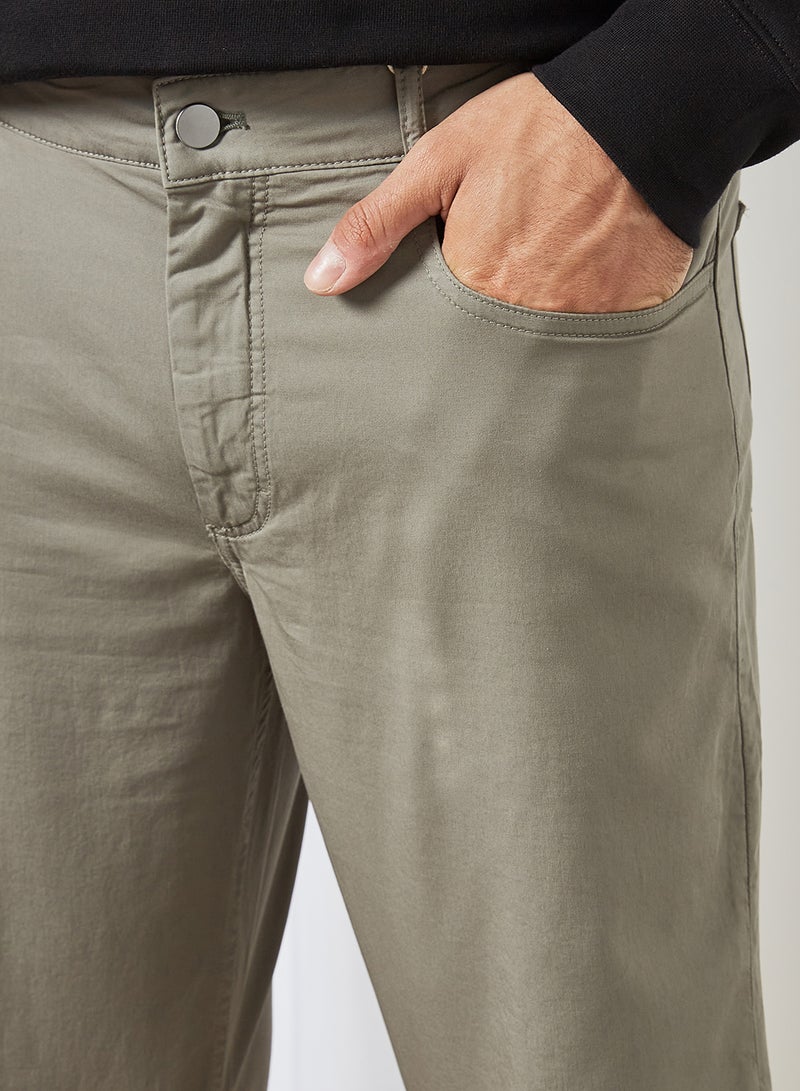 MANGO Bermuda Shorts Khaki - Image 4