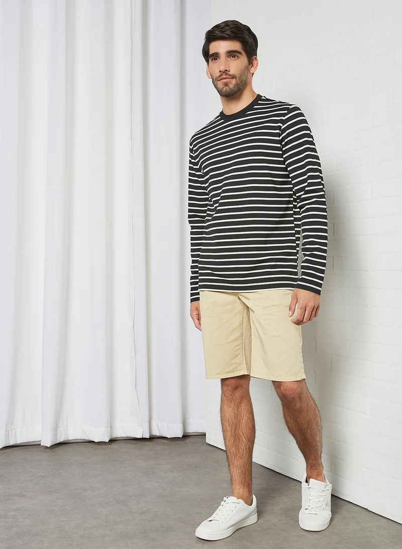 MANGO Bermuda Shorts Sand