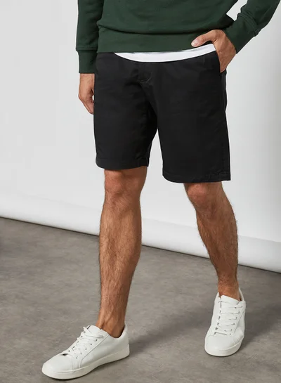 MANGO Bermuda Shorts Navy