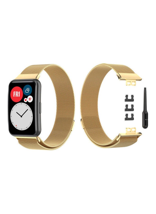 HuHa - Milanese Replacement Band For Huawei Watch Golden - Image 1