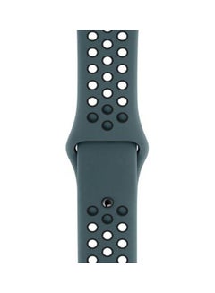 HuHa Replacement Strap Watchband For Apple Watch Series 7 45mm / 6 / SE / 5 / 4 44mm / 3 / 2 / 1 42mm Teal/Black  - Image 2