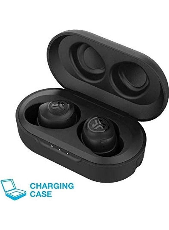 Jlab Air True Wireless Signature Bluetooth Earbuds With Charging Case Black  - Image 2