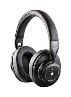 Monoprice Active Noise Cancelling Bluetooth Wireless Headphones Black  - Image 1