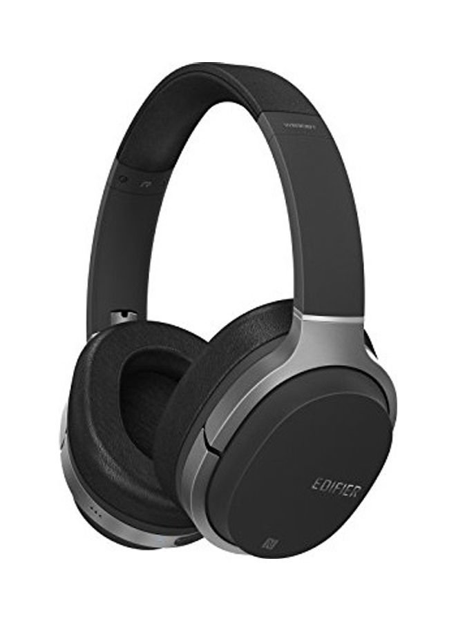 اديفير سماعة رأس بتصميم يغطي الأذن لاسلكية بخاصية البلوتوث مع ميكروفون أسود - Image 1