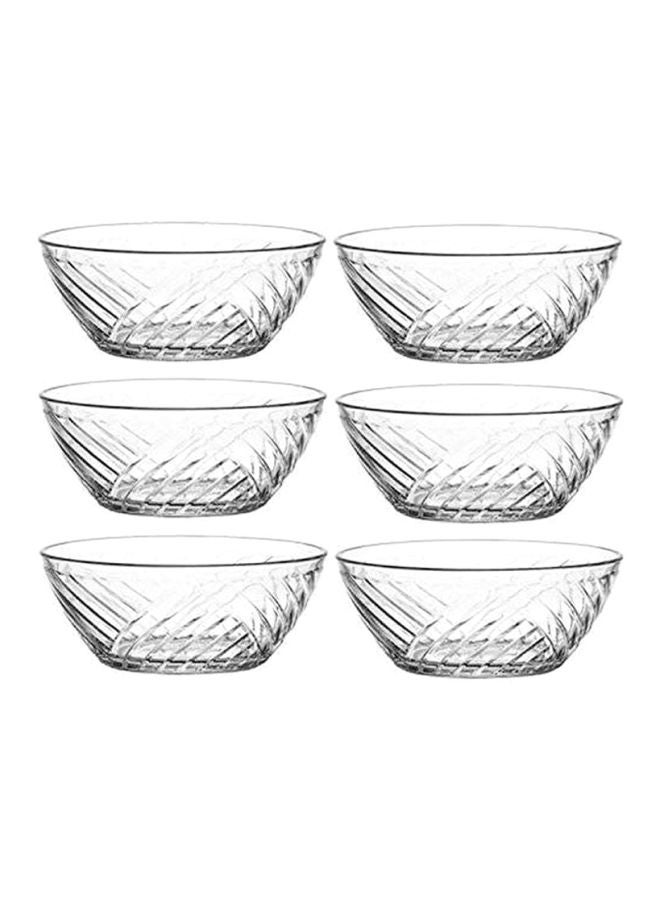 لاف طقم أوعية تقديم من 6 قطع شفاف 6x320ملليلتر - Image 1