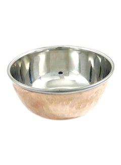 RAJ Copper Bowl Brown/Silver 8.5x3.5cm 