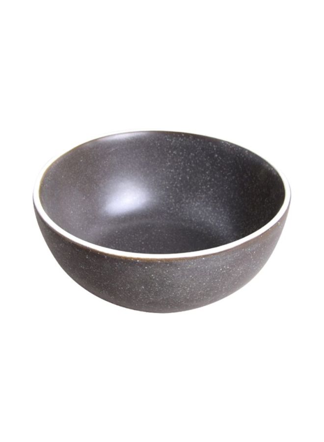 Sharpdo Ceramic Bowl Black/White 15.2x15.2x6.5cm - Image 1