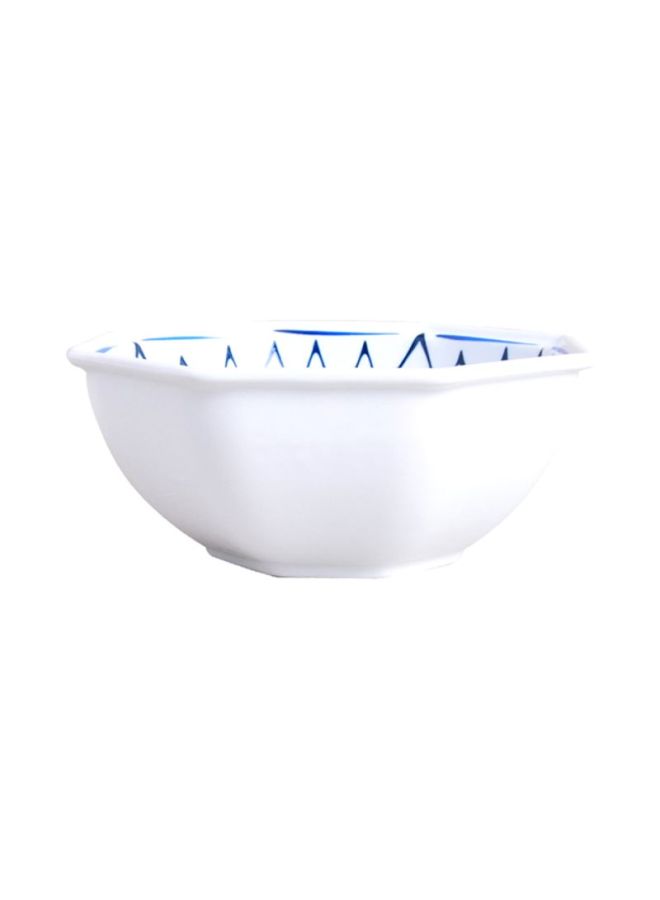 Sharpdo - Lotus Star Bowl White/Blue 22x22x9cm - Image 1