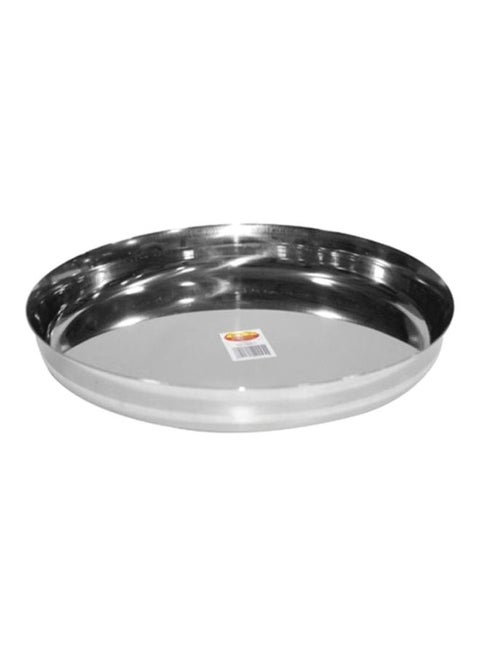 Stainless Steel Plate Silver 31cm