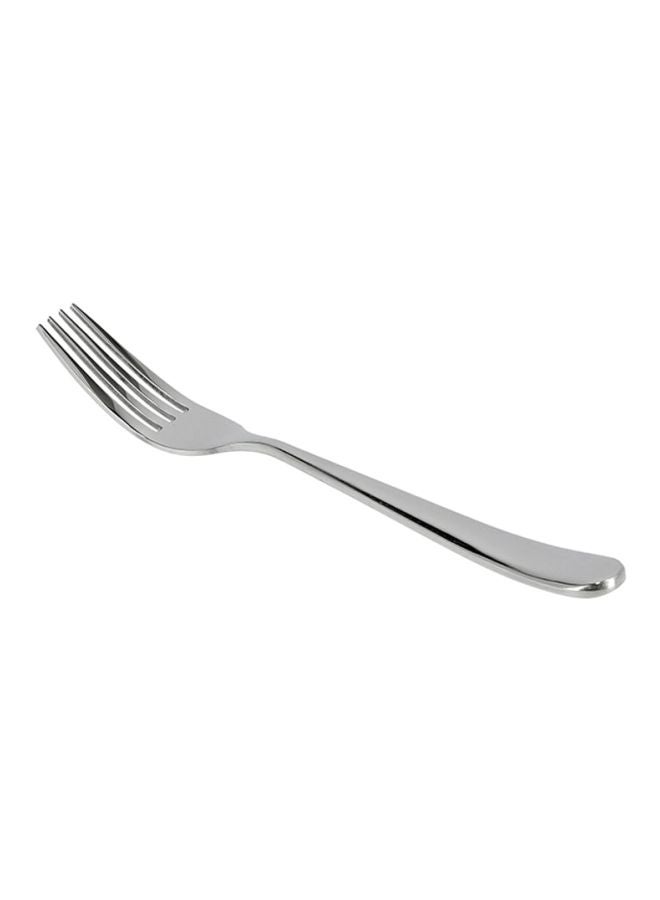 Royalford 2-Piece Stainless Steel Dessert Fork Set Silver 9cm  - Image 1