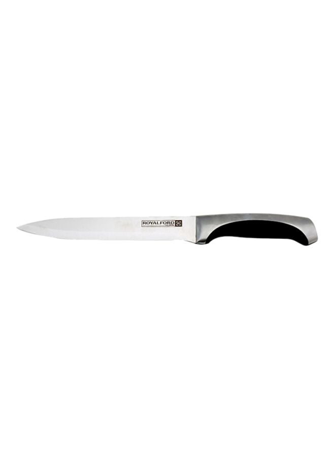 Royalford Slicer Knife Silver/Black Handle 8inch  - Image 1