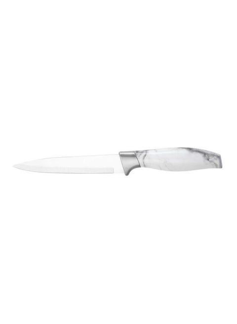5" Marble Designed Utility Knife 1x72 White/Grey/Silver
