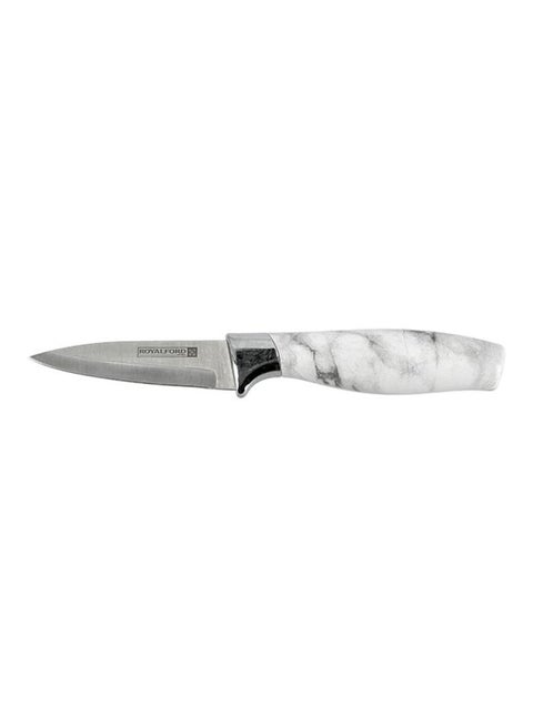 Marble Designed Paring Knife White/Grey/Silver 3.5inch