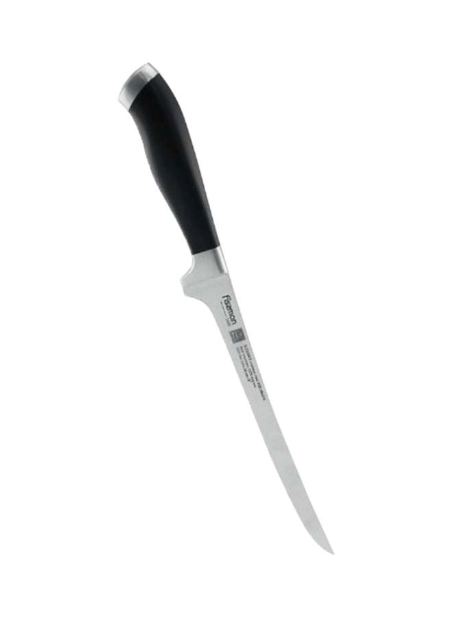 Fissman Stiff Fillet Knife Black/Silver 8inch 