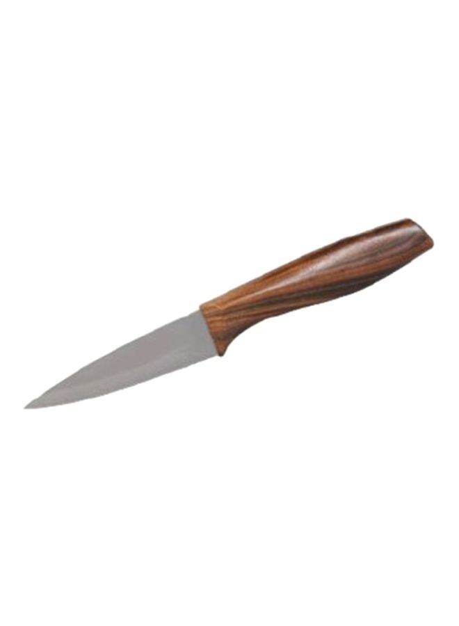 DELCASA Paring Knife Brown/Silver 3.5inch  - Image 1