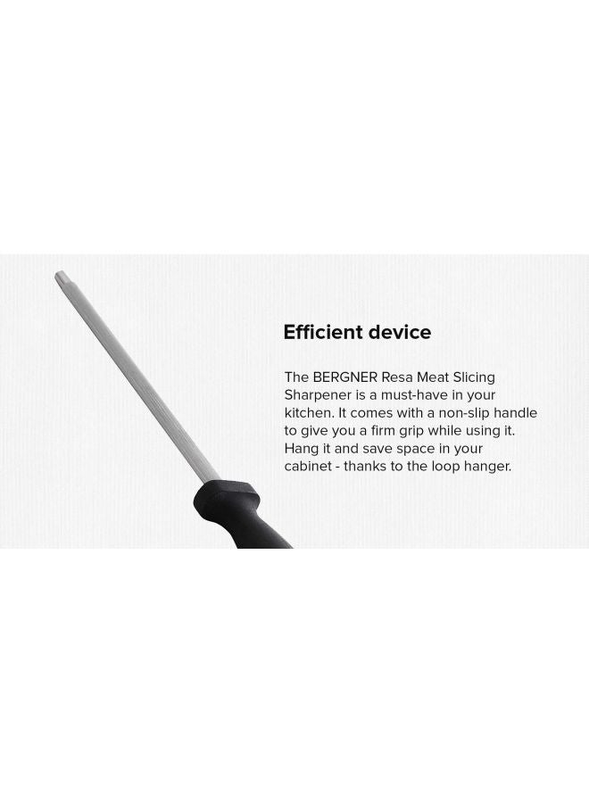 بيرجنر أداة شحذ وتقطيع اللحوم لشرائح ريسا أسود/ فضي 20سم - Image 4